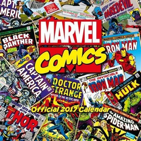 Full Download Marvel Comics Classic Official 2017 Calendar Superhero Square 305X305Mm Wall Calendar 2017 