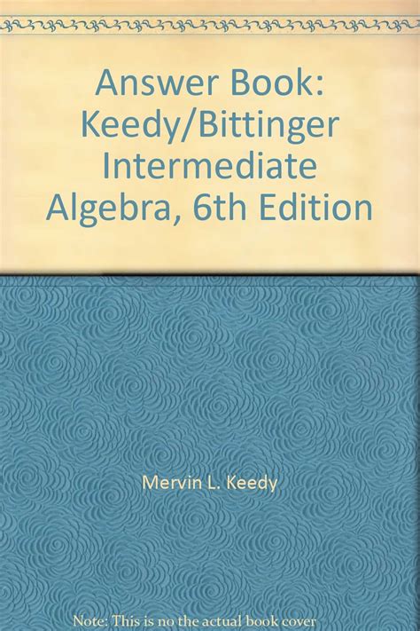 Marvin Bittinger Intermediate Algebra 6th Edition Pdf Download