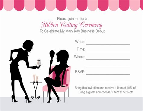 mary kay invitation template