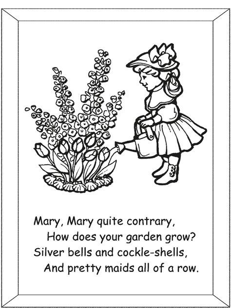 Mary Mary Quite Contrary Worksheet Worksheet Twinkl Mary Mary Quite Contrary Activities - Mary Mary Quite Contrary Activities