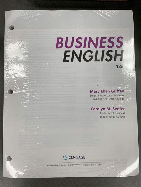 Full Download Mary Ellen Guffey Business English Answer Key Pdf 
