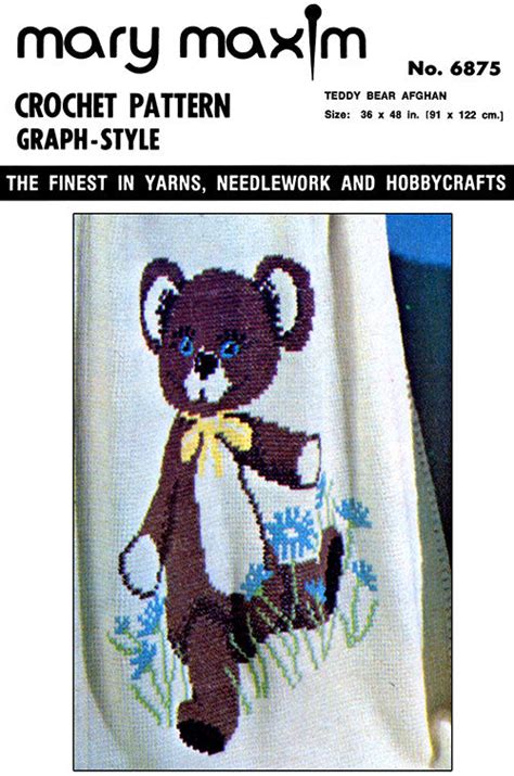 Full Download Mary Maxim Teddy Bear Afghan Pattern 