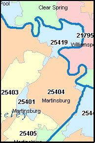 maryland hagerstown zip code