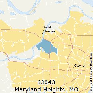 maryland heights mo zip code