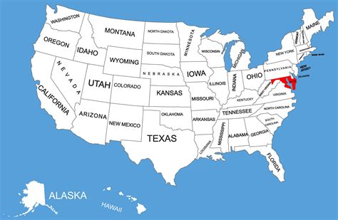maryland map us