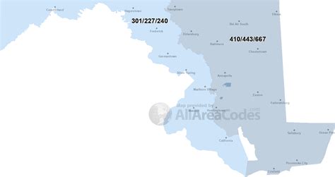 maryland phone area code