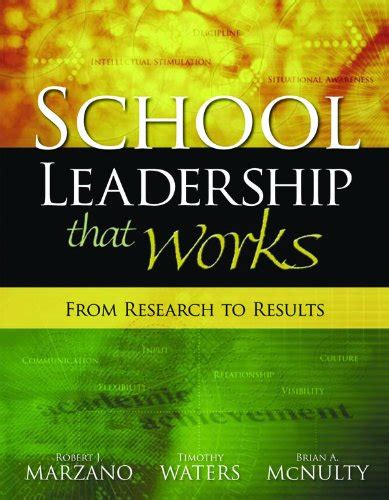 Full Download Marzano Research School Leadership That Works From 