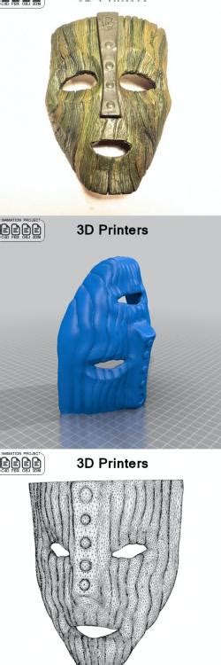 mask jim carrey 3D Models Page 1 STLFinder.
