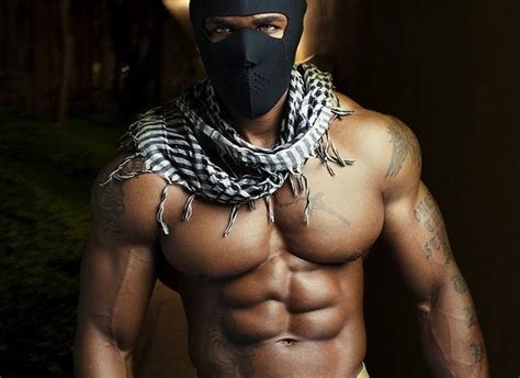 Masked bodybuilder