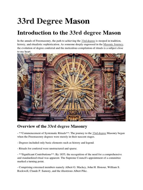 Mason 33rd Degree