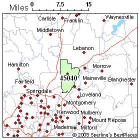 mason ohio zip code
