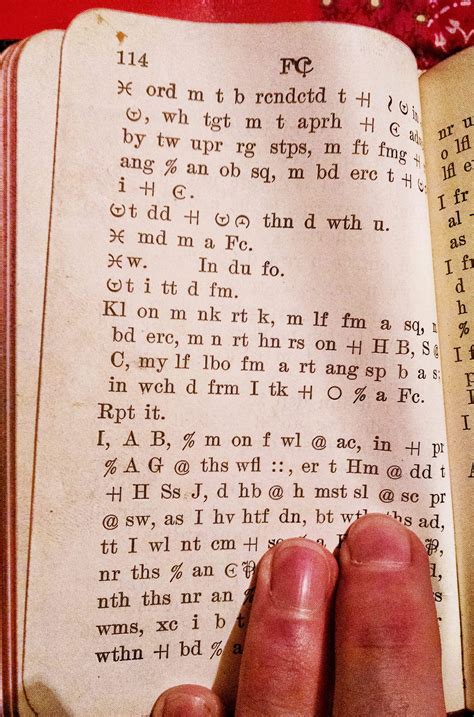 Masonic Code Book Translation
