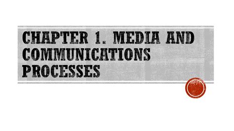 Read Online Mass Communication Chapter 1 