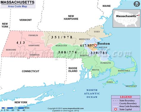 massachusetts area codes