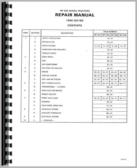 Full Download Massey Ferguson 699 Service Manual 