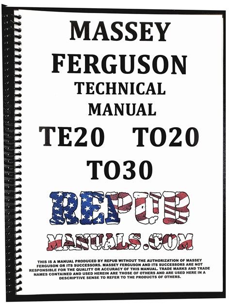 Download Massey Ferguson To30 Shop Manual 