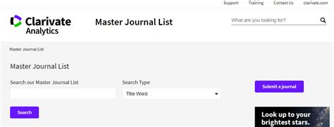 Master Journal List
