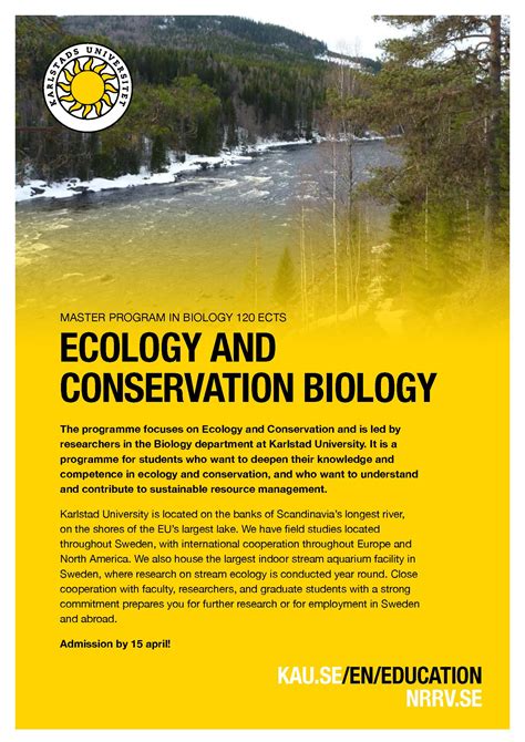 Master Of Science In Conservation Biology And Sustainable Conservation In Science - Conservation In Science