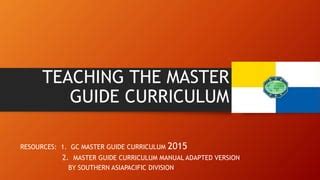 Full Download Master Guide Curriculum Manual 