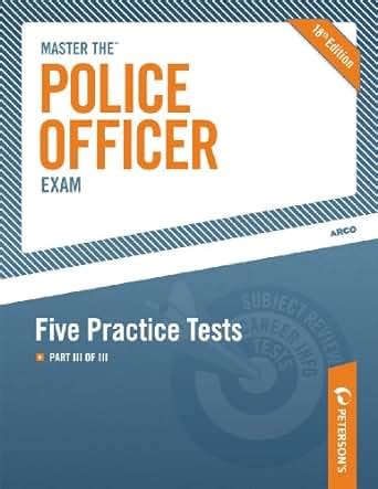 Read Master The Police Officer Exam Five Practice Tests 