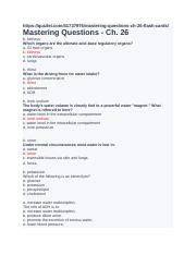 mastering biology ch 26