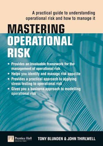 mastering operational risk blunden 2010 edition