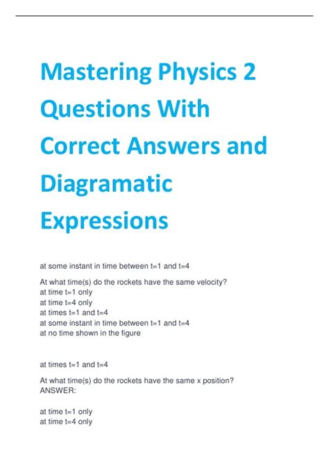 mastering physics conceptual questions answers