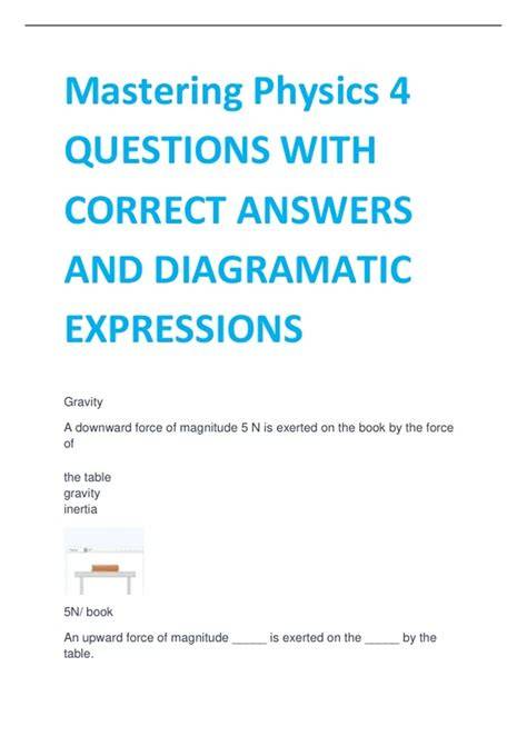 mastering physics quiz answers chapter 1