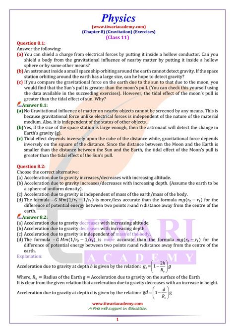 Mastering Physics Solutions Ch 8