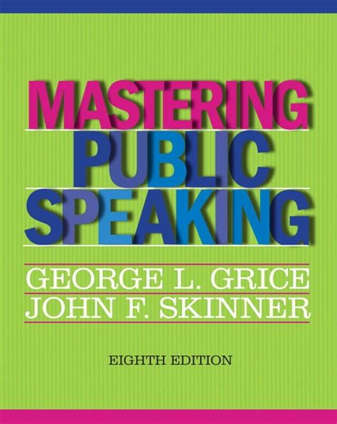 mastering public speaking 8th edition pdf