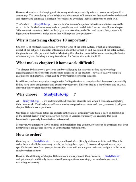 Download Mastering Astronomy Chapter 10 Answers 