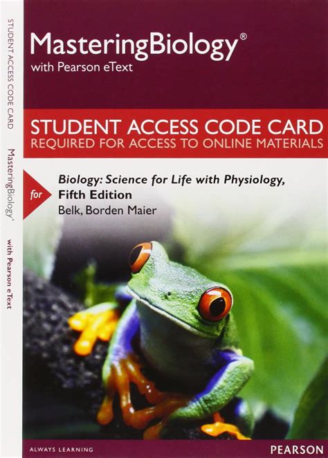 Full Download Mastering Biology Access Code 9Th Edition 