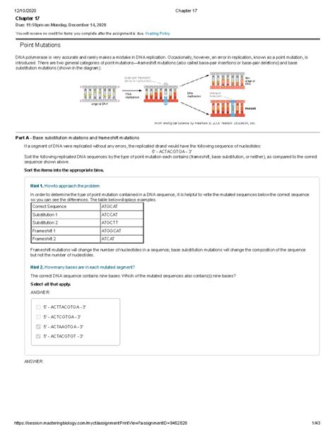 Read Online Mastering Biology Answers Chapter 17 