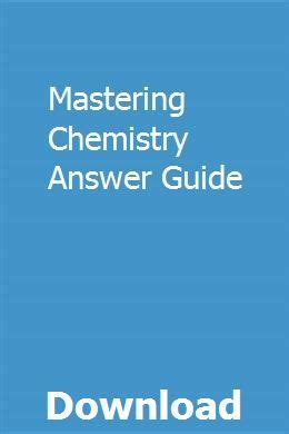 Full Download Mastering Chemistry Answer Key Chapter 12 