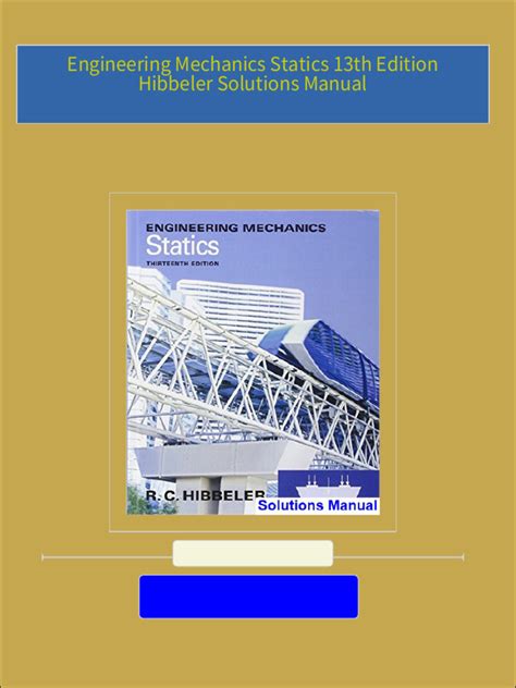 Read Online Mastering Engineering Statics Solutions 13Th Edition 