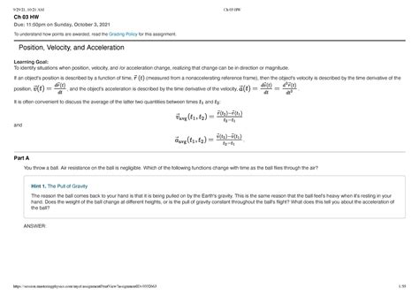 Full Download Mastering Physics Chapter 3 