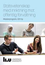 masterprogram statsvetenskap su