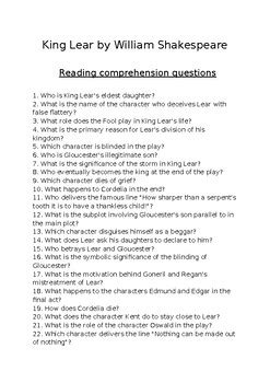 Read Online Masterprose Study Questions King Lear Answers File Type Pdf 