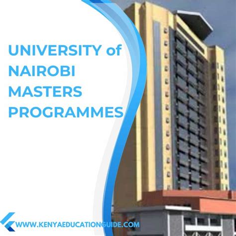 Masters Program At The Nairobi University