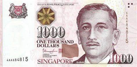 mata uang singapura 1000