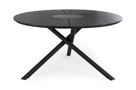 matbord ute svart