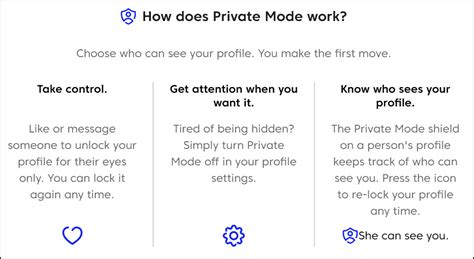 match private mode explained