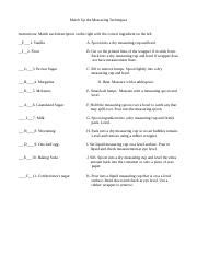 Match Up The Measuring Techniques Key Utah Education Measuring Match Up Worksheet Answers - Measuring Match Up Worksheet Answers