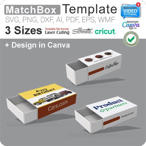 Matchbox Cover Template
