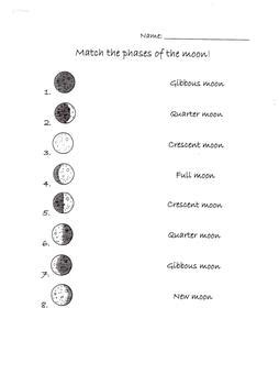 Matching Moon Phases Worksheet Answers   Phases Of The Moon Worksheets Superstar Worksheets - Matching Moon Phases Worksheet Answers
