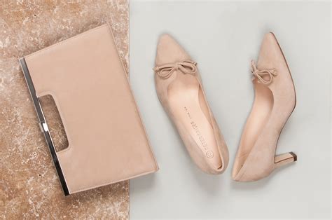 Matching Nude Shoes And Bag