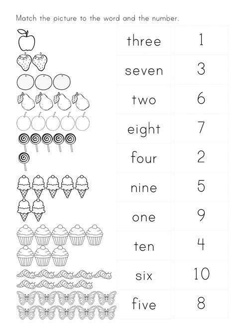 Matching Numbers And Words Up To 10 000 Matching Numbers To Words - Matching Numbers To Words