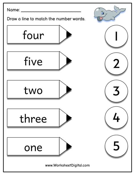 Matching Numbers To Words Worksheet Ks1 Teacher Made Matching Numbers To Words - Matching Numbers To Words