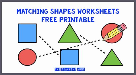 Matching Shapes Worksheets The Teaching Aunt Shape Matching Worksheet - Shape Matching Worksheet
