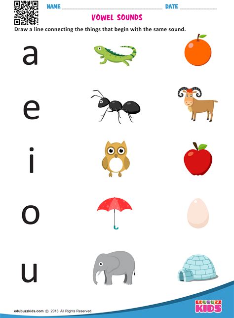 Matching Short Vowel Worksheets For Preschool And Kindergarten Vowels  Kindergarten Worksheet - Vowels- Kindergarten Worksheet